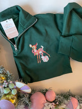 Load image into Gallery viewer, NEW - Vintage Holiday Deer Adult Zips and Crewnecks (5 Colours)