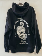 Load image into Gallery viewer, NEW - Choose Happiness Skull Design - Hoodie