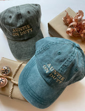 Load image into Gallery viewer, NEW - Auntie on Duty - Vintage Wash Baseball Hats