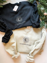Load image into Gallery viewer, To The Moon and Back - Sweatshirts (3 Colours)