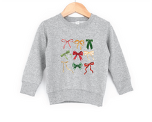 Load image into Gallery viewer, NEW - Child & Toddler Little Bow Chic Sweatshirts