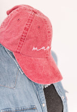Load image into Gallery viewer, FLASH SALE - Mama Script Baseball Hat - Wine