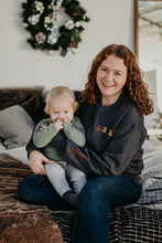 Load image into Gallery viewer, The Rory - Neutral Double Embroidered Mama Sweatshirt (2 Colours)