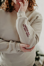 Load image into Gallery viewer, The Rory - Neutral Double Embroidered Mama Sweatshirt (2 Colours)