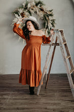 Load image into Gallery viewer, The Mackenzie - Handmade Organic Linen Midi Dress (2 Colours)