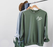 Load image into Gallery viewer, The Auntie Wildflower - Crewneck Sweatshirts