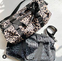 Load image into Gallery viewer, Embroidered Leopard Duffle Bags (2 Colours)
